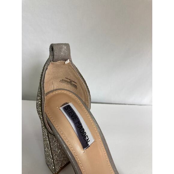 Steve Madden Carrson Sparkle Slide on Heel Size 7 - Picture 3 of 5